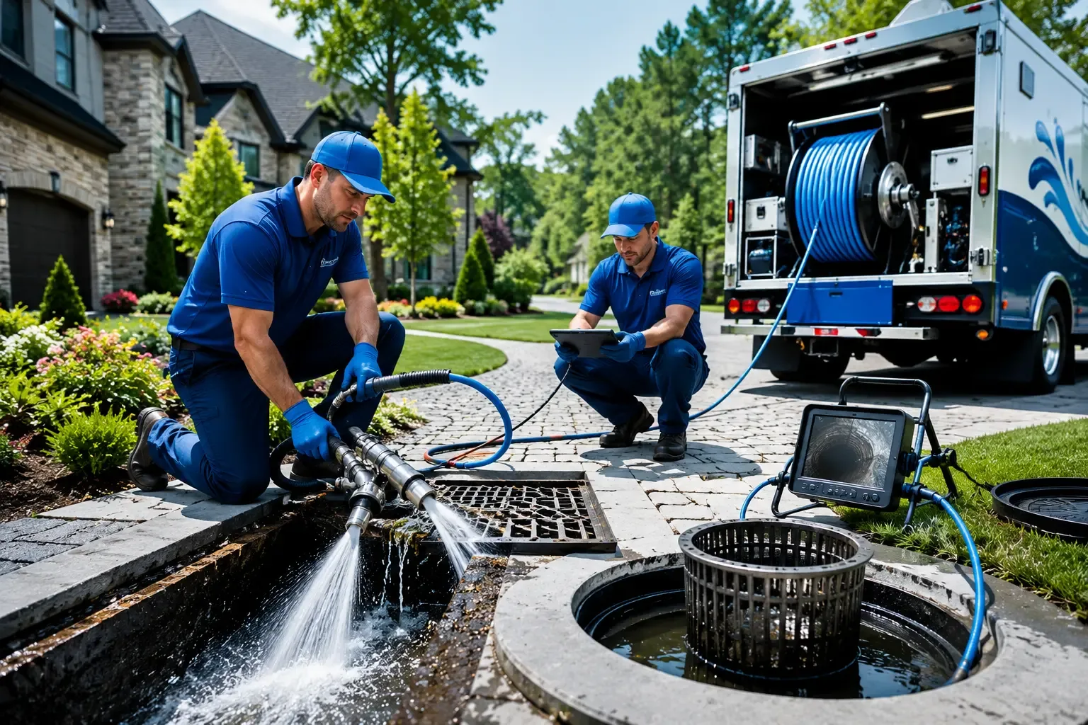 Local outdoor drain cleaning professionals in Falls City, TX